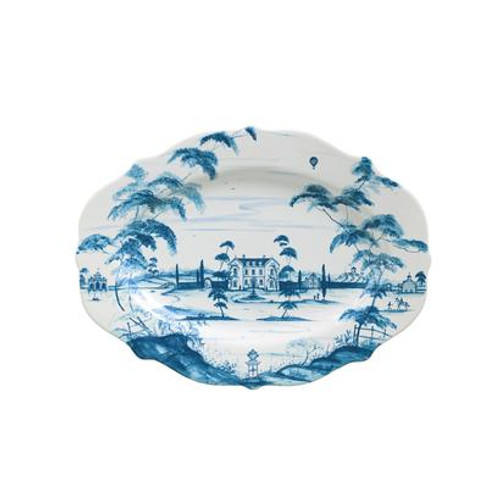 Juliska Country Estate Large Serving Platter Main House Delft Blue