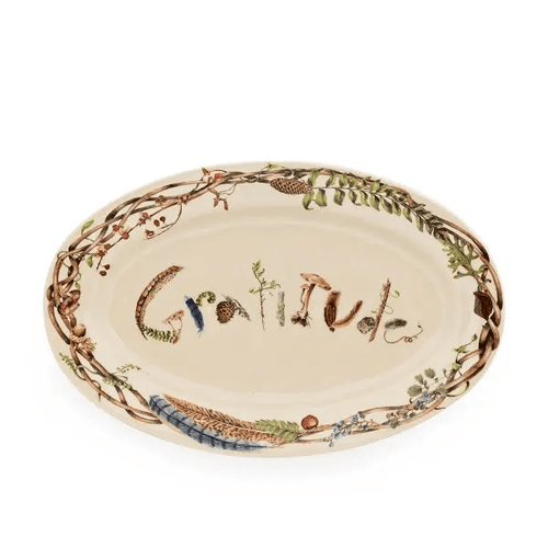 Juliska Forest Walk Gratitude 15" Platter