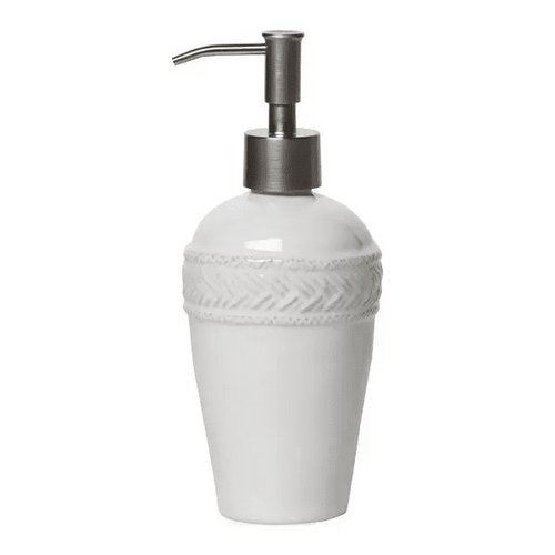 Juliska Le Panier Whitewash Soap/Lotion/Hand Sanitizer Dispenser