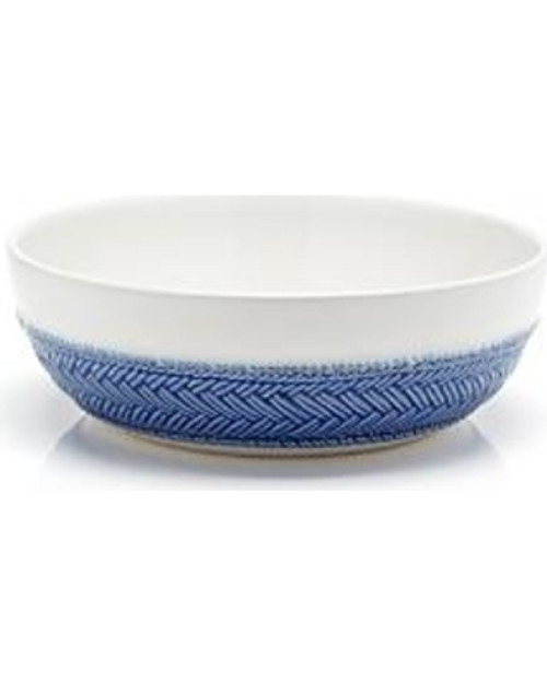 Juliska Le Panier White Delft Coupe Pasta Soup Bowl