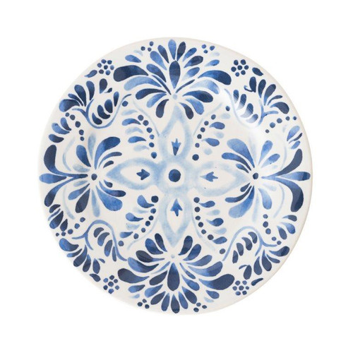 Juliska Iberian Journey Indigo Dessert Salad Plate