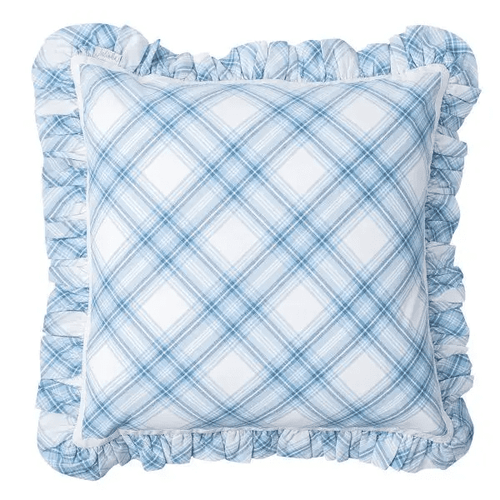 Juliska Tartan Chambray 18" x 18" Pillow