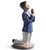 Lladro Communion Prayer Boy Porcelain Figurine