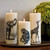 Lucid Liquid Candles - 3x8 Elephant Natural Pillar Candle