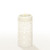 Lucid Liquid Candles - 3x6 White on Natural Charity Lace Pillar Candle