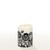 Lucid Liquid Candles - 3x4 Black on Natural Allure Lace Pillar Candle