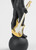 Lladro Walking On The Moon Sculpture (Black-Gold)