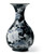 Lladro Sparrows Vase (Black)