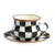 MacKenzie Childs Courtly Check Enamel Saucer