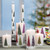 Lucid Liquid Candles - 3x6 Bright Trees II Natural Pillar Candle