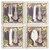 MacKenzie Childs Bon Appetit Coasters - Set Of 4