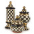 MacKenzie Childs Courtly Check Column Canister