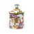 MacKenzie Childs Flower Market Small Canister - White