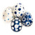 MacKenzie Childs Royal Spot Capiz Eggs - Set Of 4