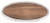 Mariposa Shimmer Long Oval Cheese Board Dark Wood Insert