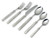 Match Italian Pewter Gabriella 6 Piece Placesetting with Forged Knife