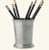 Match Italian Pewter Lugano Pencil/Toothbrush Cup