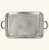 Match Italian Pewter Lago Rectangle Tray With Handles Large