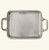 Match Italian Pewter Rectangle Tray with Handles Small