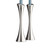 Nambe Aquila Candlesticks (Pair) 10 inch H Nambé Alloy