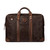 Mission Mercantile Theodore Leather Attache Case with Strap - Espresso