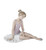 Nao by Lladro Porcelain "Dancer rested" Figurine