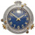 Pendulux Quartermaster Wall Clock Blue