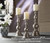 Dessau Home Pewter Pillar Candleholder - Medium Home Decor