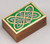Polish Handcarved Wooden Box - Celtic Knotwork Box #2