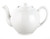 Pillivuyt Porcelain Plisse 2 cup Ball Teapot