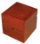 Polish Handcarved Wooden Box - 4 Inch Square Box, Simple