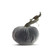 Plush Pumpkin Velvet Pumpkin 4 inch Platinum