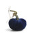 Plush Pumpkin Velvet Pumpkin 4 inch Sapphire