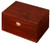 Polish Handcarved Wooden Box - Mahogany Stained Box