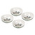 Portmeirion Botanic Garden Classics Bowls Set of 4 Low Bowl (Forget-Me-Not)