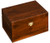 Polish Handcarved Wooden Box - Walnut Stained Box