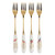 Portmeirion Sara Miller Cutlery Chelsea Pastry Forks (Set of 4) - Assorted