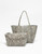 Remi & Reid Departure Tote with Crossbody Snake Natural / Bronze