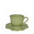 Skyros Designs Isabella Cup & Saucer Set - Jade Green