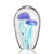 SPI Home Art Glass Blue Jellyfish Duet 4.5 Inch