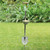 SPI Home Dragonfly and Flower Cup Shovel Birdfeeder on Stake