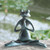 SPI Home Meditating Yoga Frog Garden Sculpture