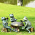 Card Cheat Frogs Garden Sculpture by SPI Home