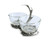 Vagabond House Double Glass Dip Bowl - Fallen Antler