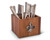 Vagabond House Flatware Caddy - Square Box Wood - Fleur De Lis