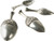 Vagabond House Pewter Measuring Spoons - Acorn