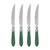 Vietri Aladdin Brilliant Green Steak Knives - Set of 4