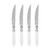 Vietri Aladdin Antique White Steak Knives - Set of 4