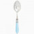 Vietri Aladdin Antique Light Blue Slotted Serving Spoon