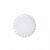 VIETRI Incanto Stone White Pleated Canape Plate